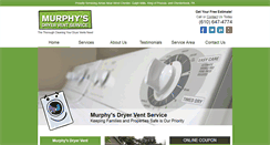 Desktop Screenshot of murphysdryerventservice.com